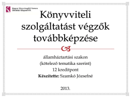 2 - Magyar Könyvvizsgálói Kamara Oktatási Központ