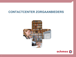 Open dag Relatiebeheer MSZ - Contactcenter voor