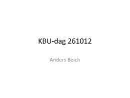 KBU-dag 261012