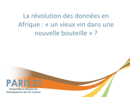 Data revolution in Africa (FR)
