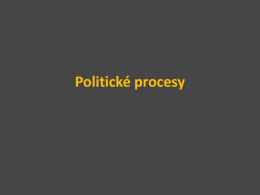 Politické procesy