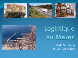 Maroc logistique 5IAII