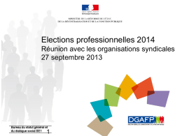 Elections professionnelles 2014 - La CGT Equipement
