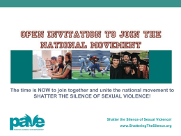 www.ShatteringTheSilence.org
