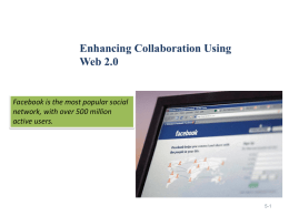 Enhancing Collaboration Using Web 2.0