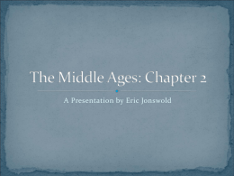 The Middle Ages: Chapter 2