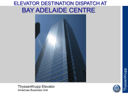 Destination Dispatch - Brookfield Properties