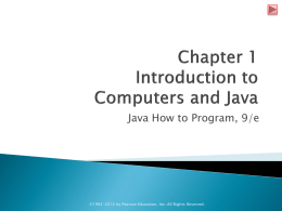 Lecture 1
