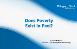 Sample Responses to Poverty in Peel - CITY