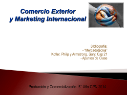 Clase Marketing Internacional 2014