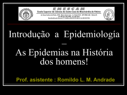 Una Breve Introducciуn a la Epidemiologнa - II (Historia