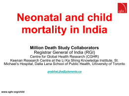 PowerPoint Slides - Centre for Global Health Research