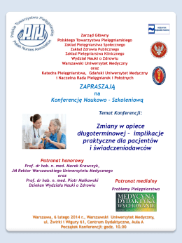 Program konferencji - Uniwersytet Medyczny w Łodzi