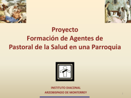 Proyecto Pastoral de la Salud P Javier Vivas3