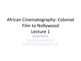 African Film Lecture 1_Presentation