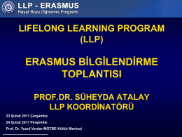 2011-2012 Erasmus Değişim Programı