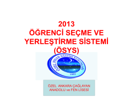 sınav sistemi 2013-2014