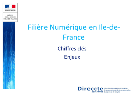 Filière numérique en Ile-de-France, chiffres clés et enjeux