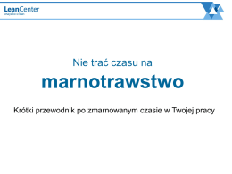 Marnotrawstwo - LeanCenter.pl
