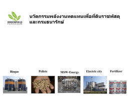 Green Economy for Thailand