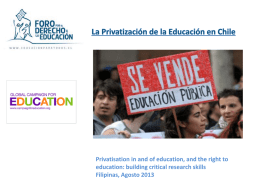 Los pilares del sistema educativo chileno