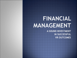 FINANCIAL MANAGEMENT