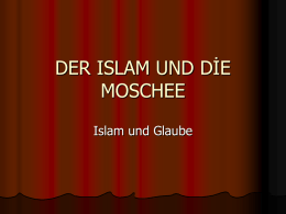 der islam und di̇e moschee - Ditib Landau Eyup Sultan Camii