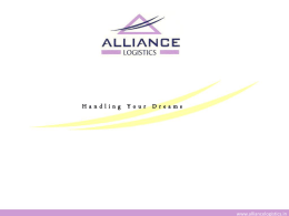 Presentations - Alliance Logistics