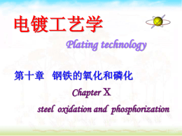 13 钢铁的氧化和磷化