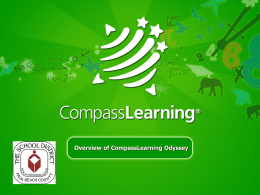 CompassLearning Odyssey - the School District of Palm Beach County
