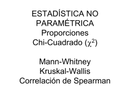 Chi cuadrado y otros tests no paramétricos, 2010