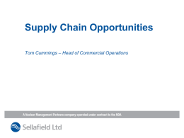 Supply Chain Opportunities