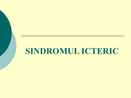 sindromul icteric definitie