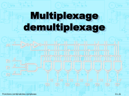 multiplexage / demultiplexage