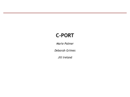 What is C-Port?