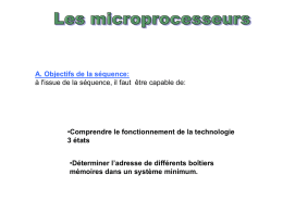 Les microprocesseurs