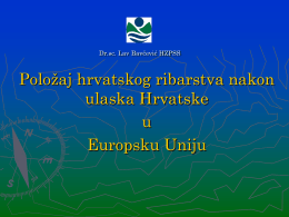 Dr.sc. Lav Bavčević – Položaj hrvatskog ribarstva nakon ulaska u EU