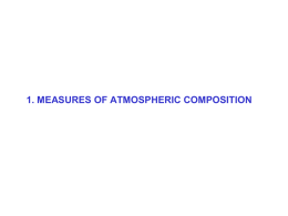 Measures of atmospheric composition