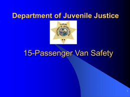 NHTSA - Florida Department of Juvenile Justice