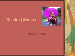 NEW Sandra Cisneros - English