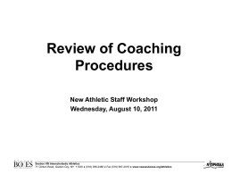 Coaches - Nassau BOCES