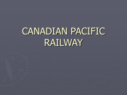 Canadian Pacific Railway powerpoint