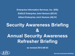 Example Security Awareness Briefing - tri