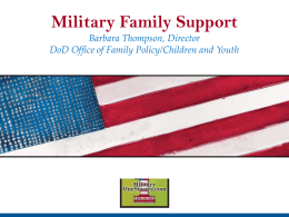 Military Family Support – Barbara Thompson