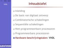 Hardware-beschrijvingstalen (VHDL)