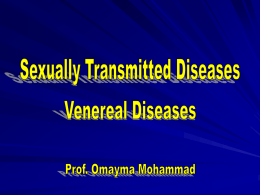 Bacterial Infections of male & female Genital Organs STDs