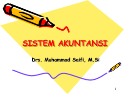 SISTEM AKUNTANSI - Blog Muhammad Saifi