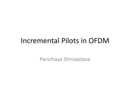 Incremental Pilots in OFDM