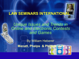 isaca m 09 heberer - Law Seminars International