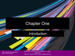 Chapter 1 - Cengage Learning